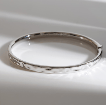 Bangle Silver Mirage Reflect Hinged Bangle