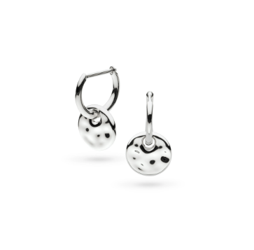 Earrings Silver Mirage Reflect Hoop Disc Earrings