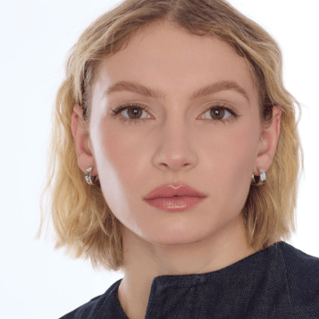 Earrings Silver Mirage Reflect Hoop Earrings