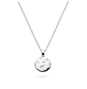 Necklace Silver Mirage Reflect Round Disc Mini Necklace