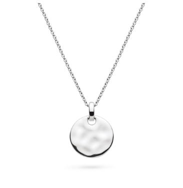 Necklace Silver Mirage Reflect Round Disc Necklace