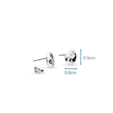 Earrings Silver Mirage Reflect Stud Earrings