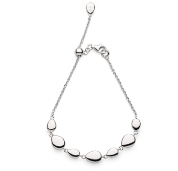 Silver Pebbles Linking Pebbles Slider Bracelet Bracelet Kit Heath