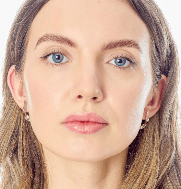 Earrings Silver Serenity Curve Long Stud Earrings