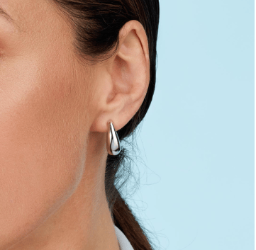 Smooth Coast Pebble Grande Hoop Earrings Earrings Kit Heath