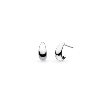 Smooth Coast Pebble Stud Hoop Earrings Earrings Kit Heath