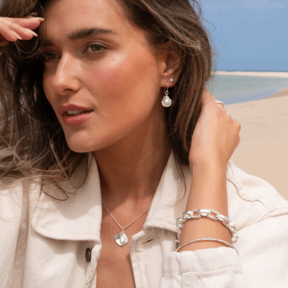 The Cherished Self Pearl Earrings Earrings Sea Gems Ltd