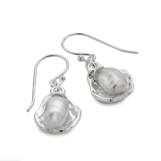 The Cherished Self Pearl Earrings Earrings Sea Gems Ltd