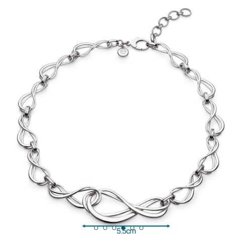 The Infinity Grande Link Collar Necklace Necklace Kit Heath