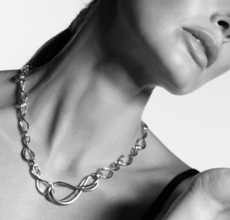 The Infinity Grande Link Collar Necklace Necklace Kit Heath