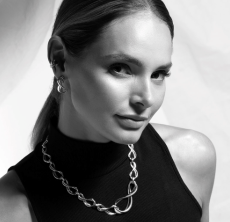 The Infinity Grande Link Collar Necklace Necklace Kit Heath