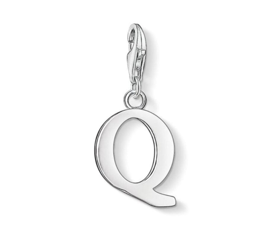 Thomas Sabo silver Q charm 0191-001-12 Charm Thomas Sabo