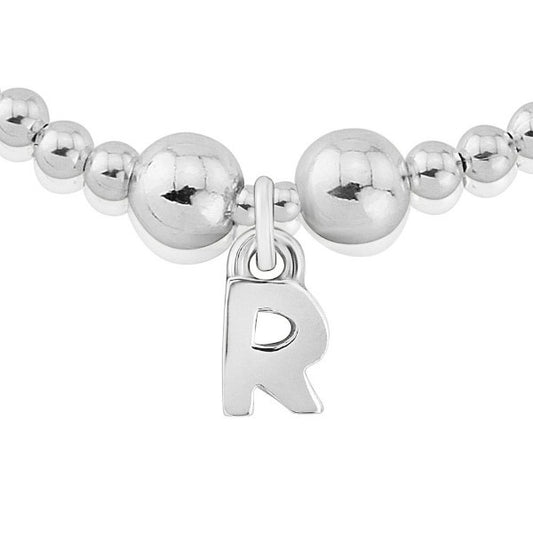 Silver letter R charm bracelet Bracelet Trink   