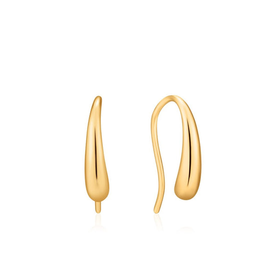 Gold luxe drop earrings Earrings Ania Haie   