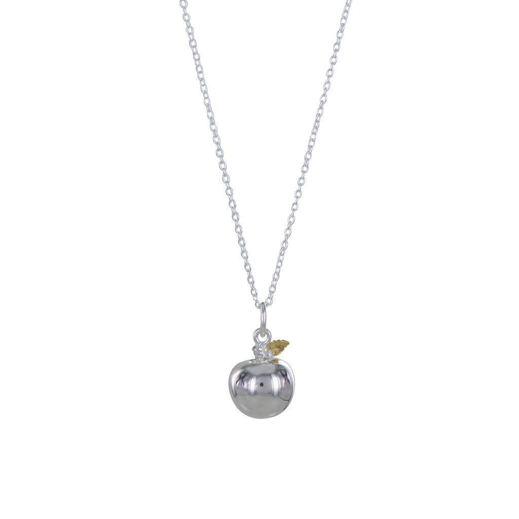 Silver and gold apple pendant Pendant Reeves & Reeves   