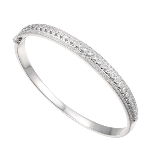 Silver Titanic Bangle Bangle Amore   