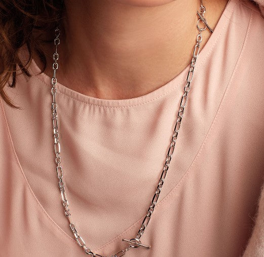 Revival Astoria Figaro Chain Link T-bar Necklace Necklaces Kit Heath   