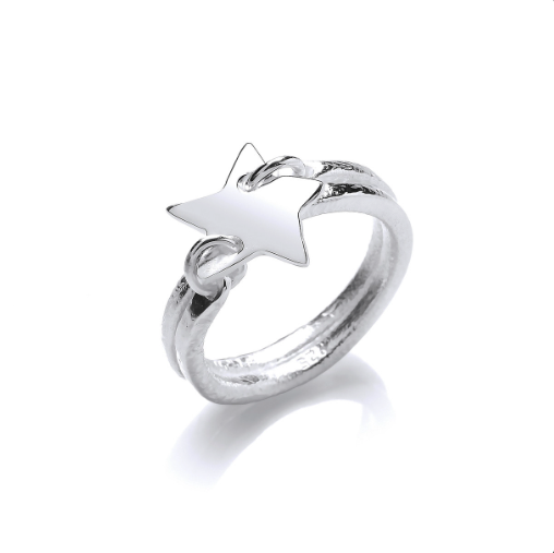 Silver Night Sky Ring Ring Cavendish French   