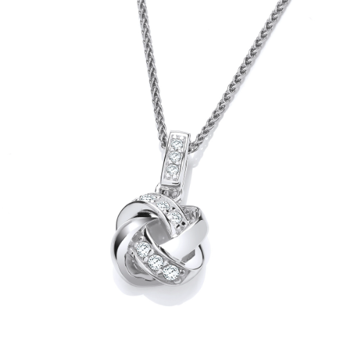 Silver Celtic Love Knot Pendant Pendant Cavendish French   