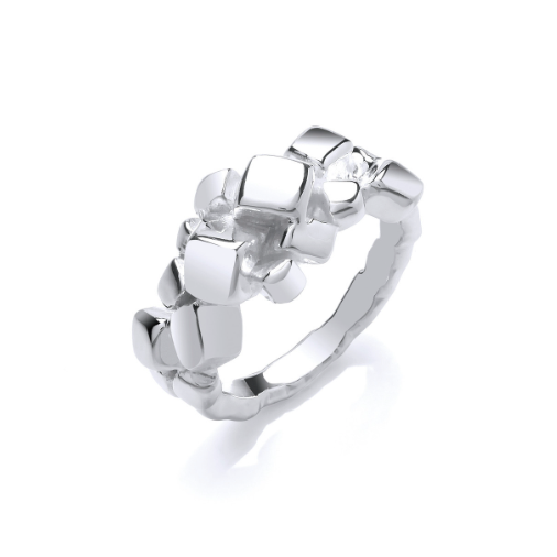 Silver Cube Ring Ring Cavendish French   