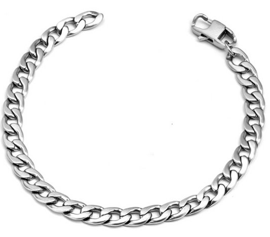 Stainless steel curb bracelet Bracelet Unique   
