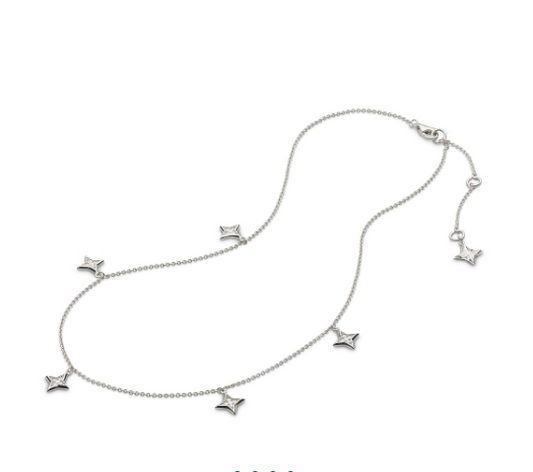 Silverl Astoria Starburst Pavé Stars Necklace Necklace Kit Heath   