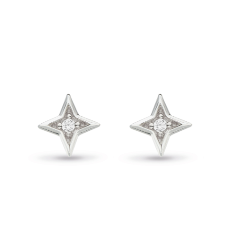 Silver Astoria Starburst Mini Star Stud Earrings Earrings Kit Heath   
