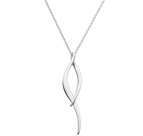 Silver entwine twist necklace Pendant Kit Heath   