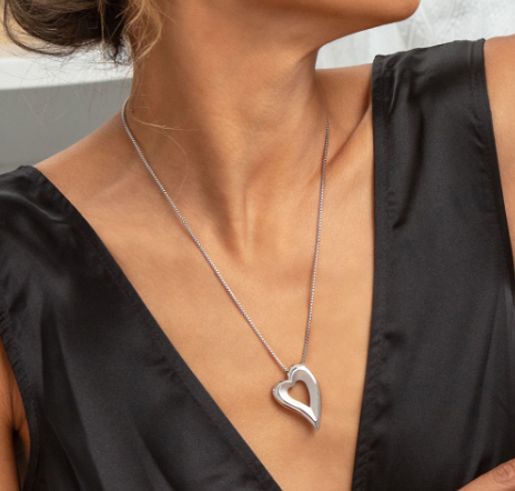 Desire Love Story Heart Grande Slider Necklace Necklace Kit Heath   