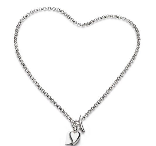 Desire Love Duet Heart T-Bar Necklace Necklace Kit Heath   