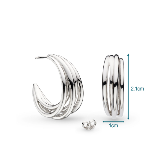 Helix Wrap Grande Hoop Earrings Earrings Kit Heath   