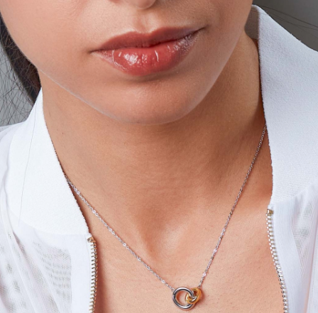 Bevel Cirque Link Golden Necklet Necklace Kit Heath   