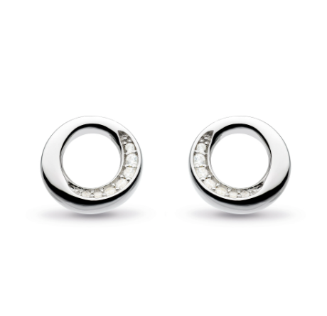 Bevel Cirque Pavé Stud Earrings Earrings Kit Heath   