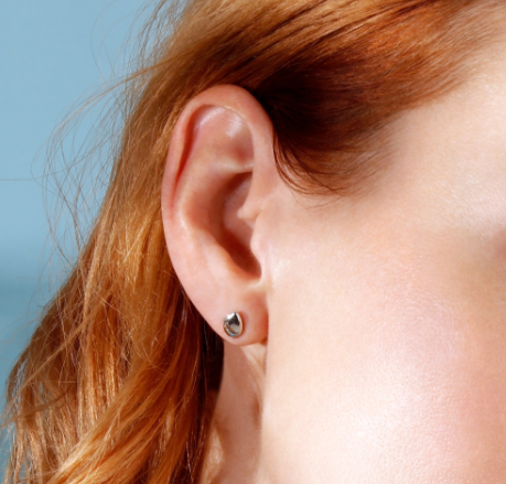Silver coast tumble stud earrings Earrings Kit Heath   
