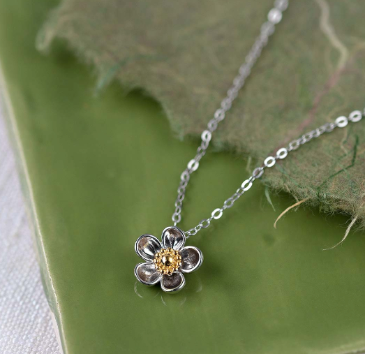 Silver and sales wood jewellery