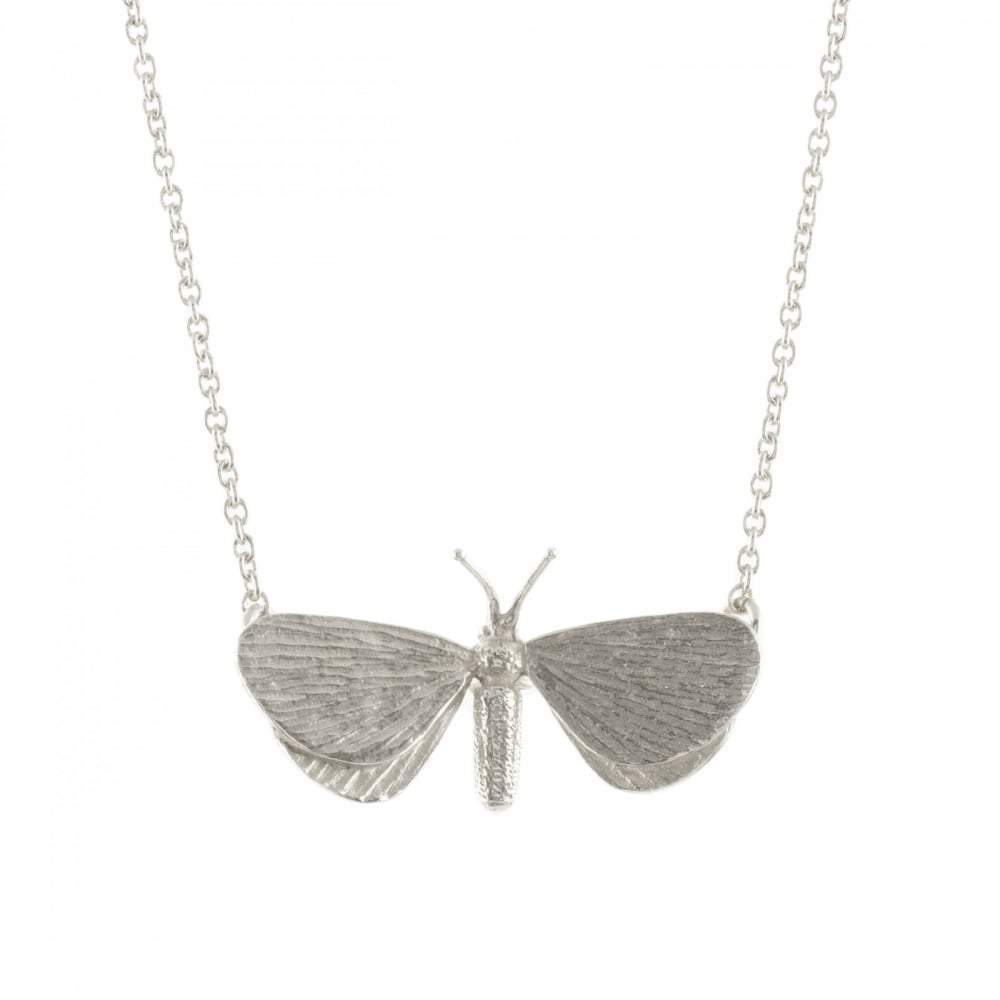 Alex Monroe silver drab looper moth necklace Necklace Alex Monroe   
