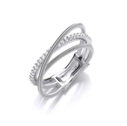 Silver all wrapped up ring Ring Cavendish French   