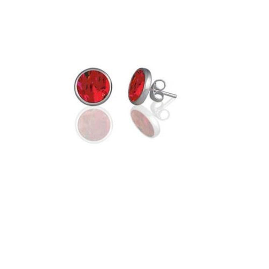 Aluminium Designs red meadow stud earrings Earrings Aluminium Designs   