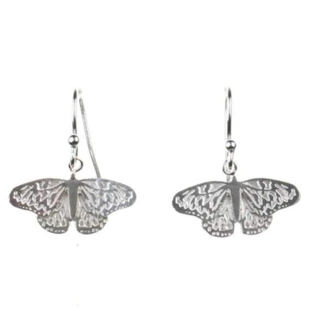 Amanda Coleman Silver butterfly hook earrings Earrings Amanda Coleman   