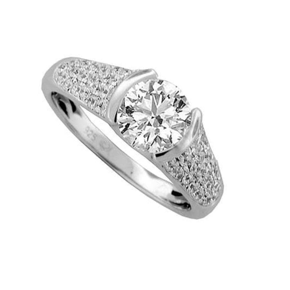 Silver dazzle ring Ring Amore   
