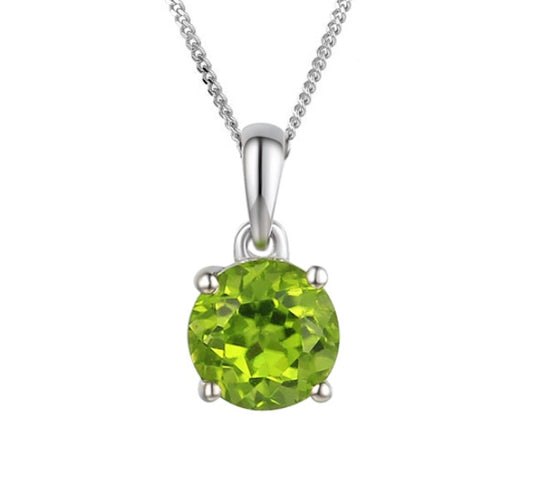 Peridot Purity Pendant Necklace Necklaces Amore   