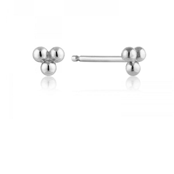 Ania Haie Silver modern triple ball stud earrings Earrings Ania Haie