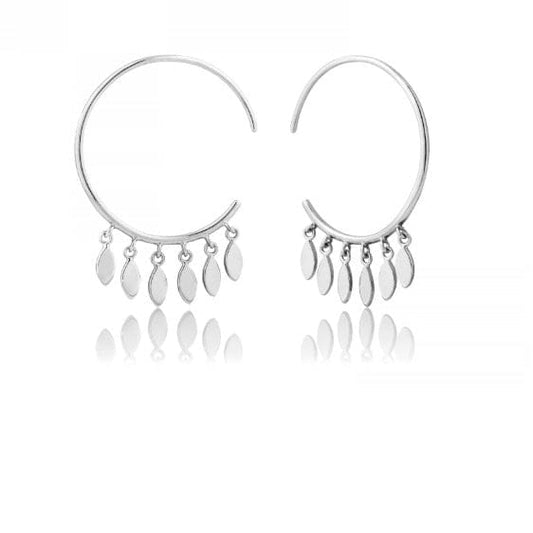 Ania Haie Silver multi-drop hoop earrings Earrings Ania Haie
