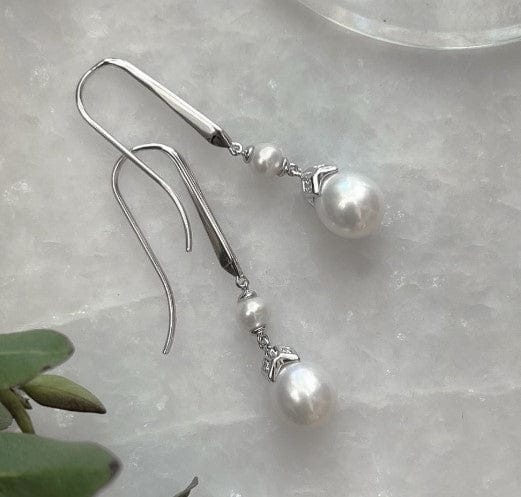 Astoria Glitz Pearl Drop Earrings Earrings Kit Heath