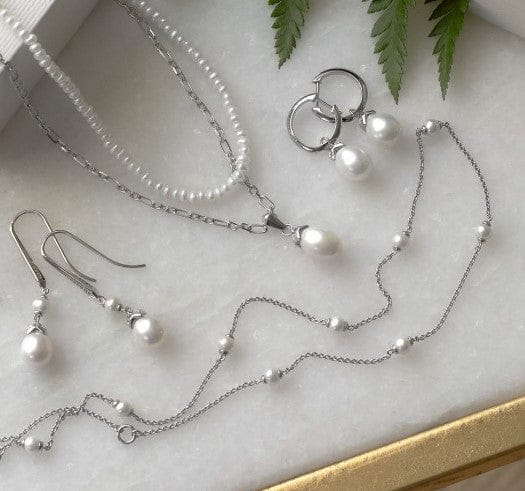 Astoria Pearl Station Necklace Necklace Kit Heath