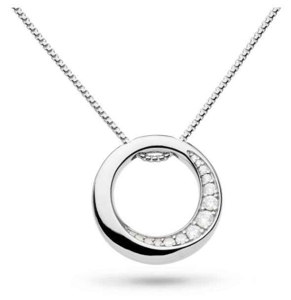 Bevel Cirque CZ Reversible Pendant Necklace Pendant Kit Heath