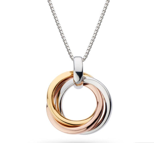 Bevel Cirque Trilogy Gold and Rose Gold Necklace Pendant Kit Heath