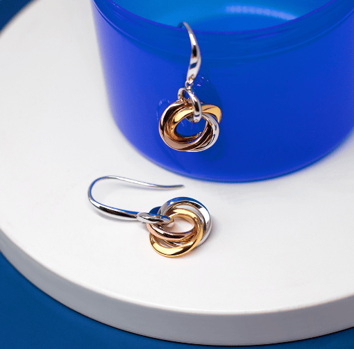 Bevel Trilogy Drop Earrings Earrings Kit Heath