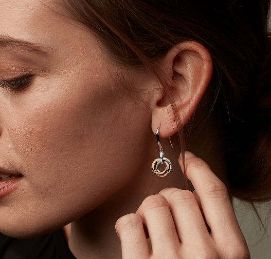 Bevel Trilogy Drop Earrings Earrings Kit Heath