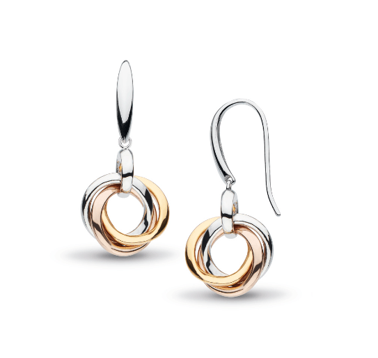 Bevel Trilogy Drop Earrings Earrings Kit Heath